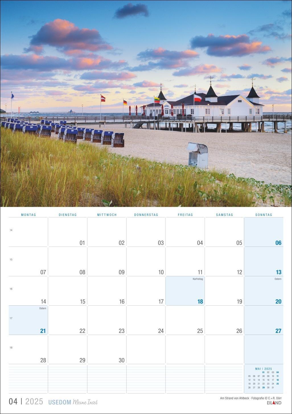 Bild: 9783964023490 | Usedom ...meine Insel Kalender 2025 | Eiland | Kalender | 13 S. | 2025