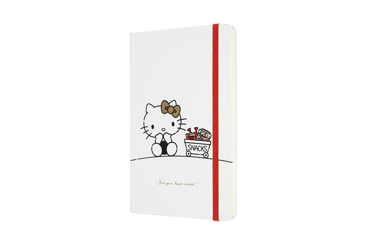 Bild: 8056420853490 | Moleskine Notizbuch - Hello Kitty, Large/A5, Blanko, Weiß | Buch