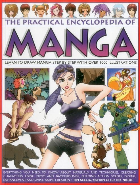 Cover: 9781780193793 | The Practical Encyclopedia of Manga: Learn to Draw Manga Step by...