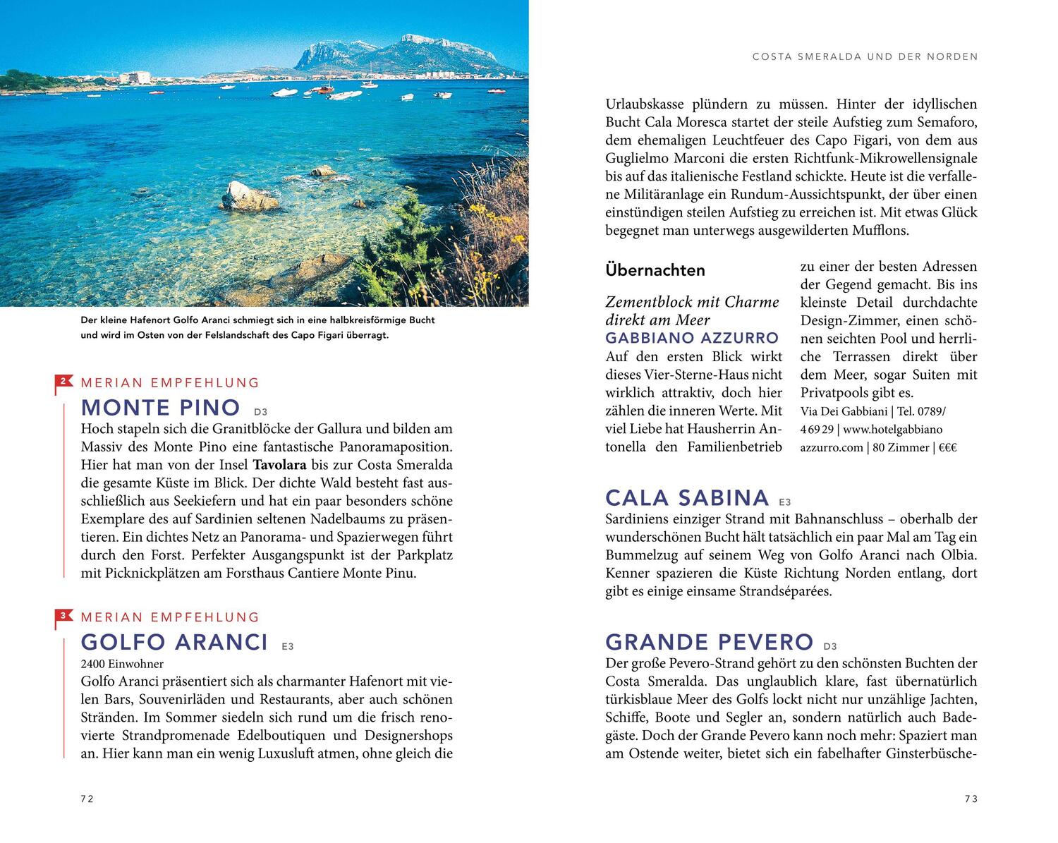 Bild: 9783834231031 | MERIAN Reiseführer Sardinien | Mit Extra-Karte zum Herausnehmen | Buch