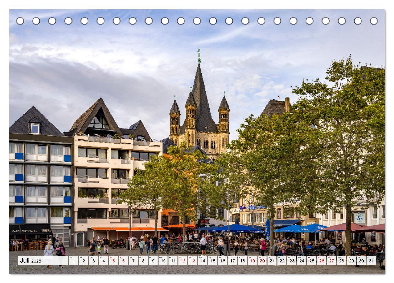 Bild: 9783383848650 | Cologne - Köln (Tischkalender 2025 DIN A5 quer), CALVENDO...