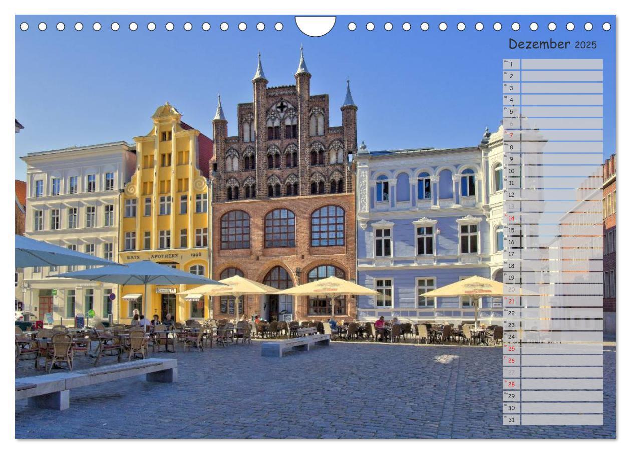 Bild: 9783435548040 | Stralsund. Das Tor zur Insel Rügen (Wandkalender 2025 DIN A4 quer),...