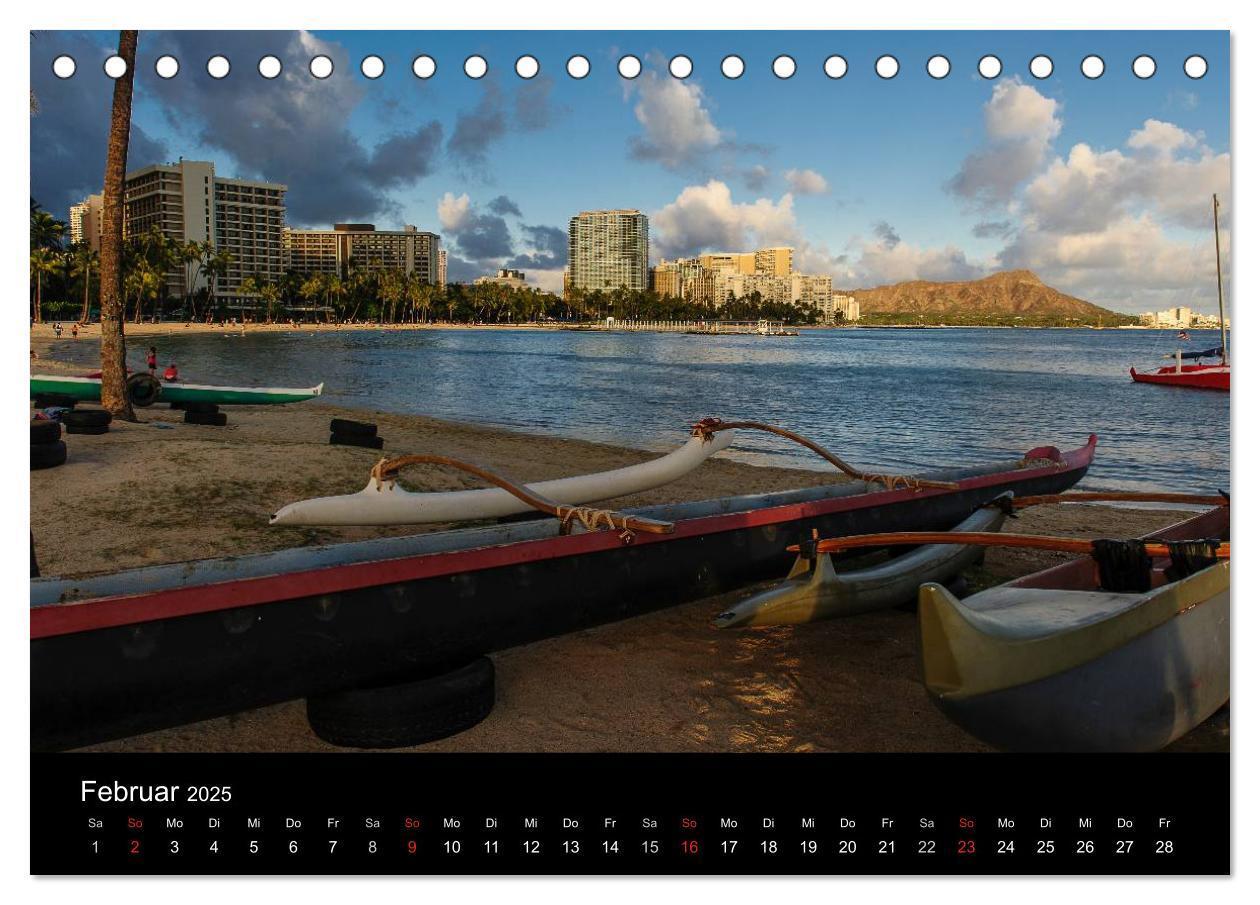 Bild: 9783435718559 | Hawaii - Oahu - Maui (Tischkalender 2025 DIN A5 quer), CALVENDO...