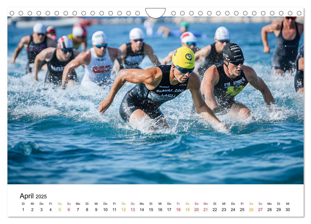 Bild: 9783457226377 | Triathlon Power (Wandkalender 2025 DIN A4 quer), CALVENDO...