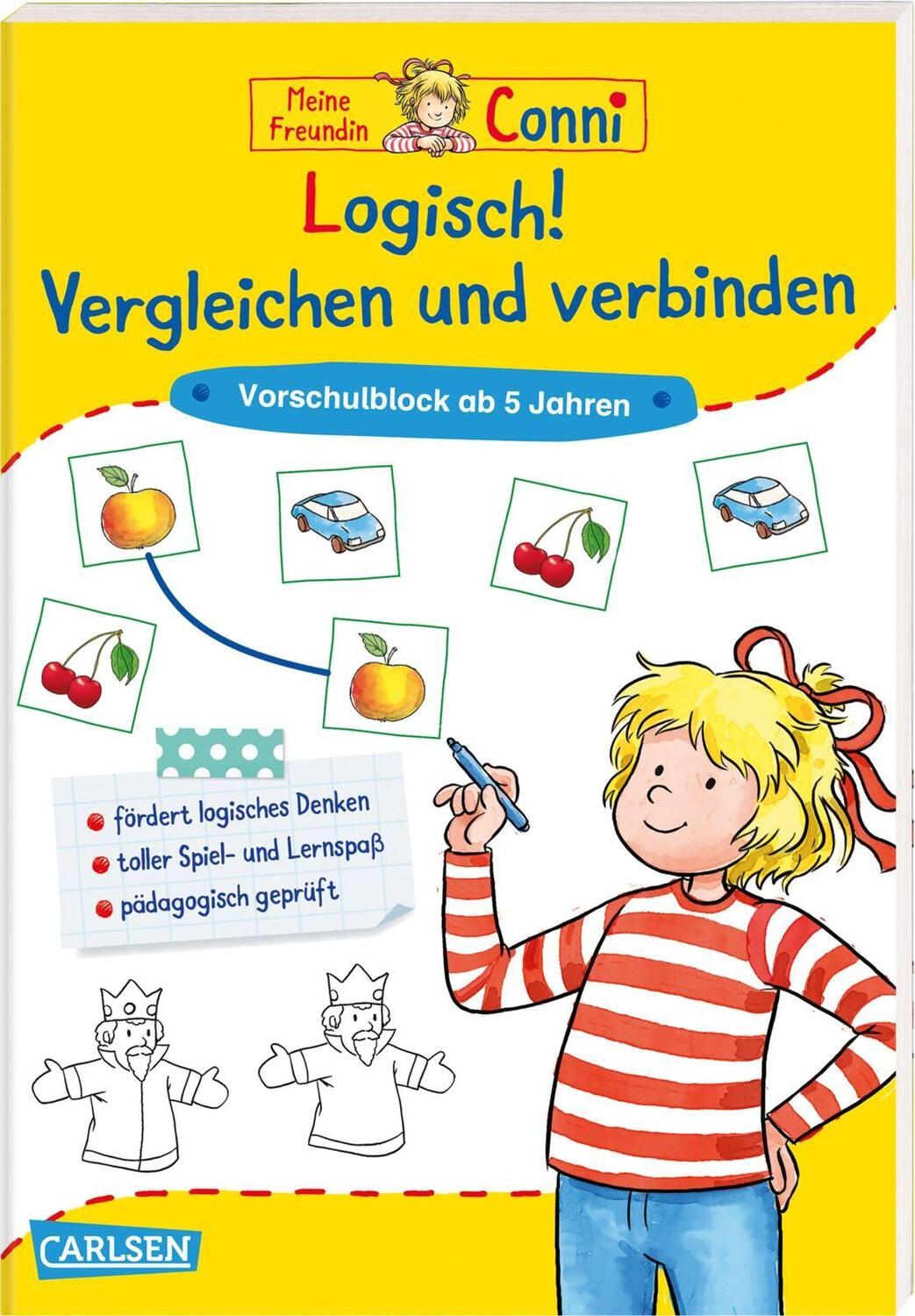 Cover: 9783551182715 | Conni Gelbe Reihe: Logisch! Vergleichen und verbinden | Hanna Sörensen