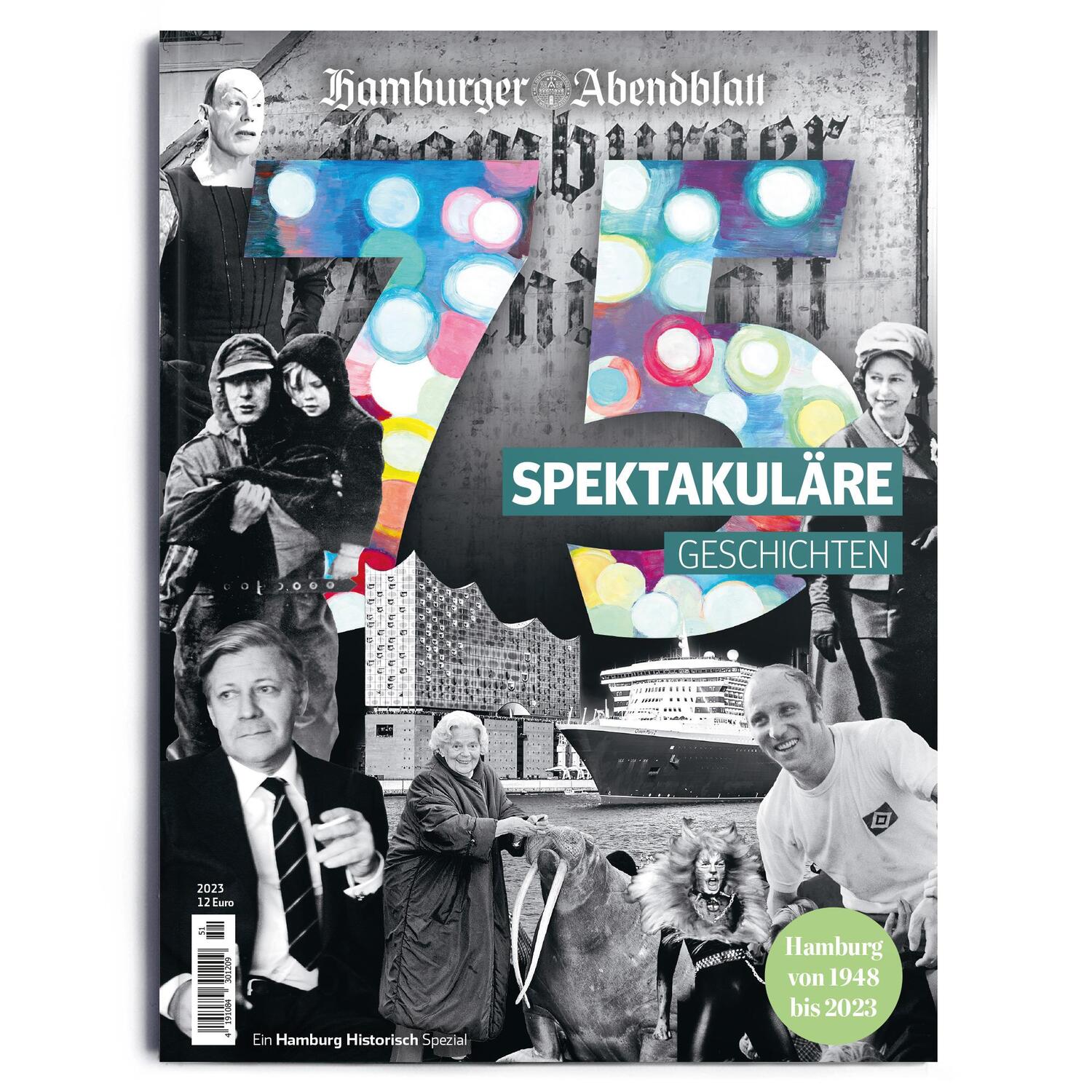 Cover: 9783958561243 | 75 Jahre Hamburger Abendblatt | Hamburger Abendblatt | Taschenbuch