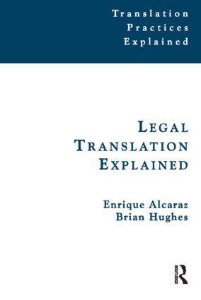 Cover: 9781900650465 | Legal Translation Explained | Enrique Alcaraz (u. a.) | Taschenbuch