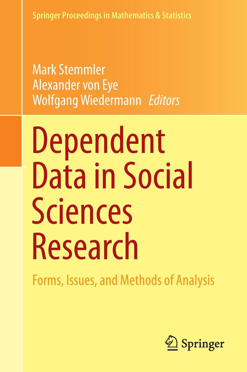 Cover: 9783319205847 | Dependent Data in Social Sciences Research | Mark Stemmler (u. a.)
