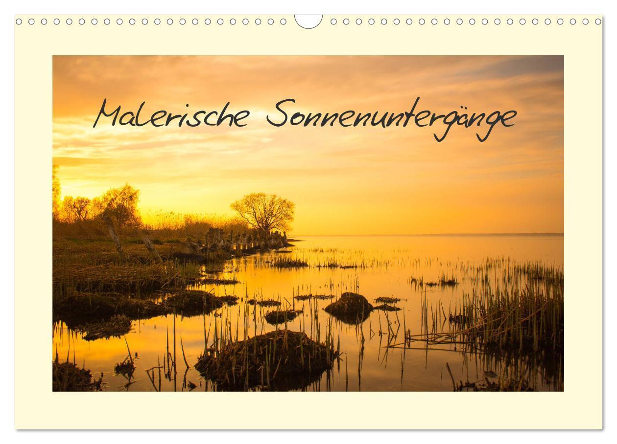 Cover: 9783675747609 | Malerische Sonnenuntergänge (Wandkalender 2024 DIN A3 quer),...
