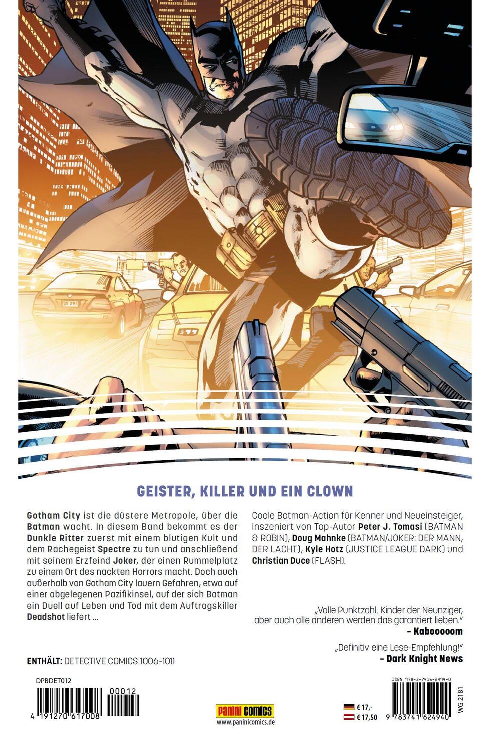 Rückseite: 9783741624940 | Batman - Detective Comics | Bd. 12 (2. Serie): Bis das Blut gefriert