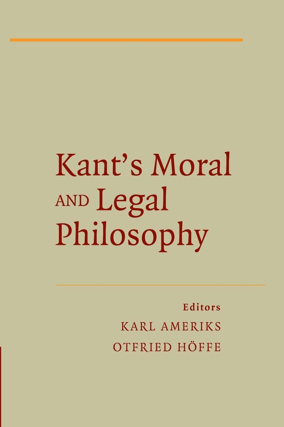 Cover: 9781107451483 | Kant's Moral and Legal Philosophy | Otfried Hoffe | Taschenbuch | 2014