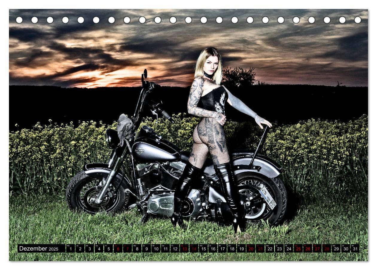 Bild: 9783435115259 | Motorräder und Sexy Girls (Tischkalender 2025 DIN A5 quer),...