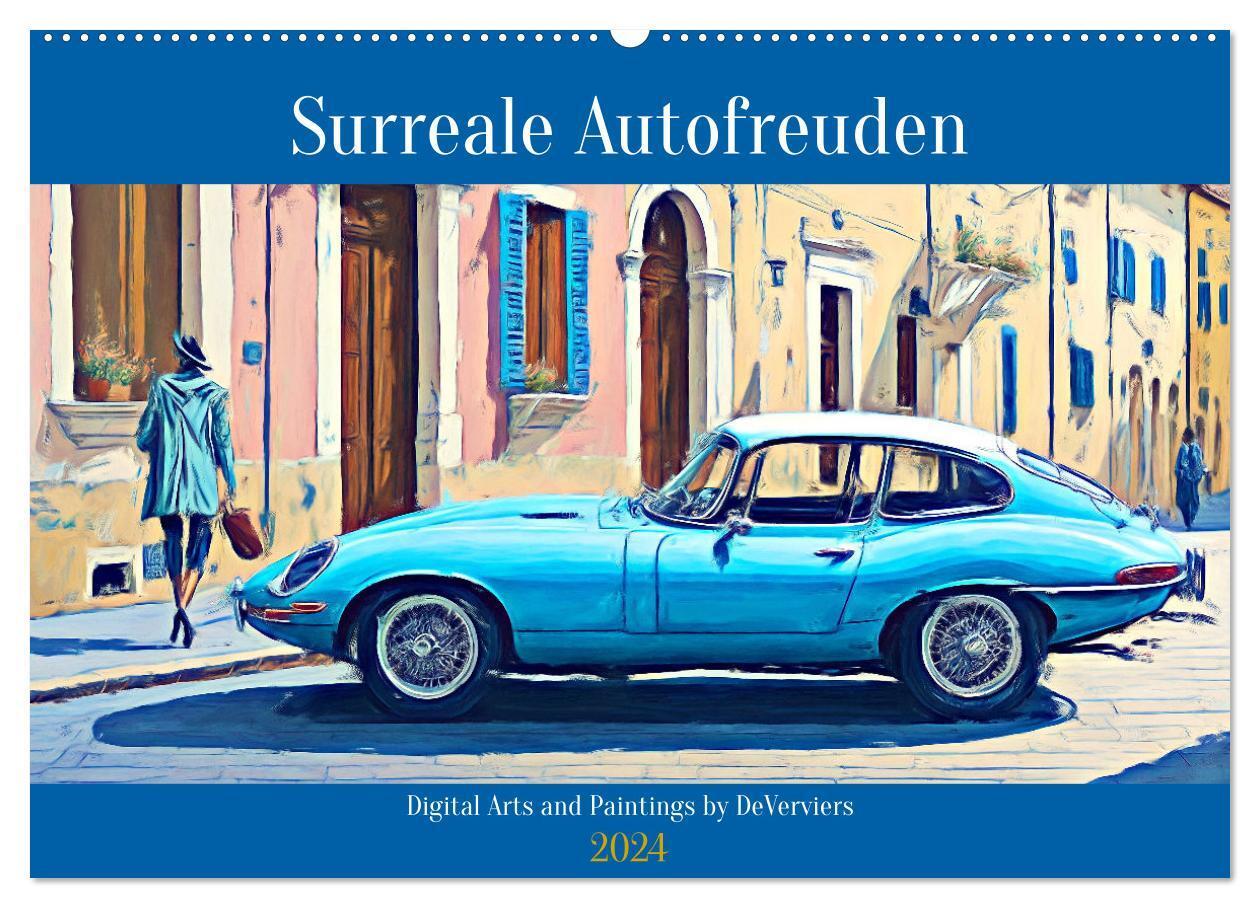 Cover: 9783383732386 | Surreale Autofreuden (Wandkalender 2024 DIN A2 quer), CALVENDO...