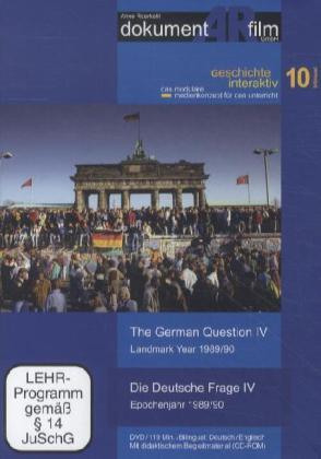 Cover: 9783942618076 | Die Deutsche Frage IV - Epochenjahr 1989/90, 1 DVD (Bilingual) | DVD