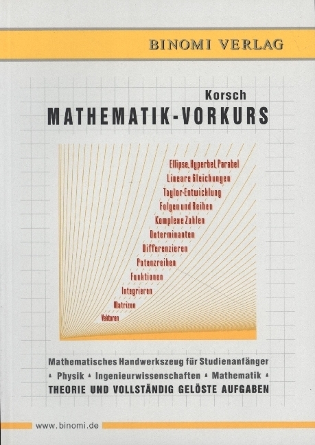 Cover: 9783446475984 | Mathematik - Vorkurs | Hans Jürgen Korsch | Buch | Deutsch | 2023