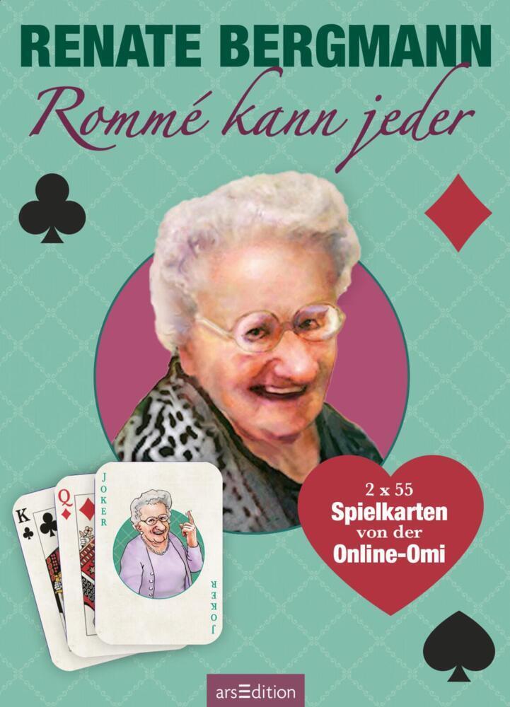 Cover: 4014489129936 | Rommé kann jeder | 2 x 55 Spielkarten von der Online-Omi | Bergmann