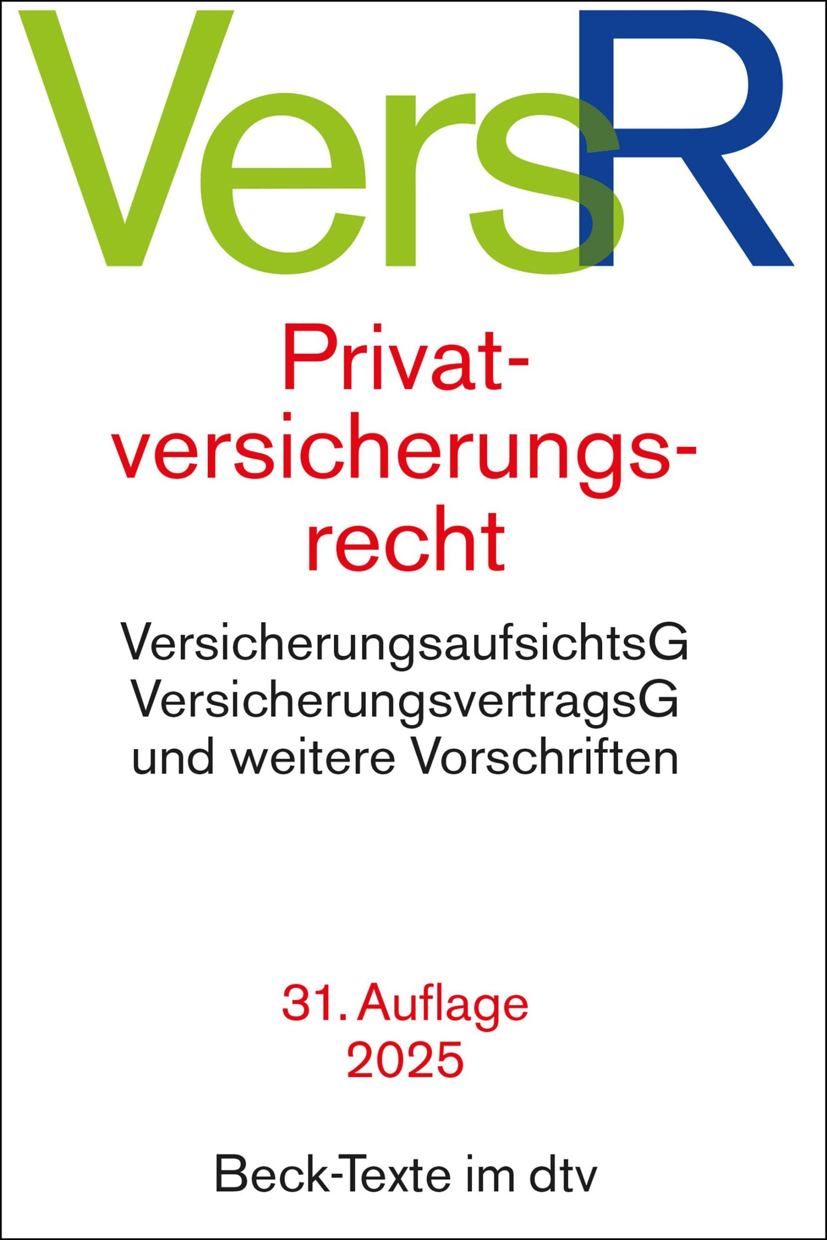 Cover: 9783423532525 | Privatversicherungsrecht | Taschenbuch | dtv-Taschenbücher Beck Texte