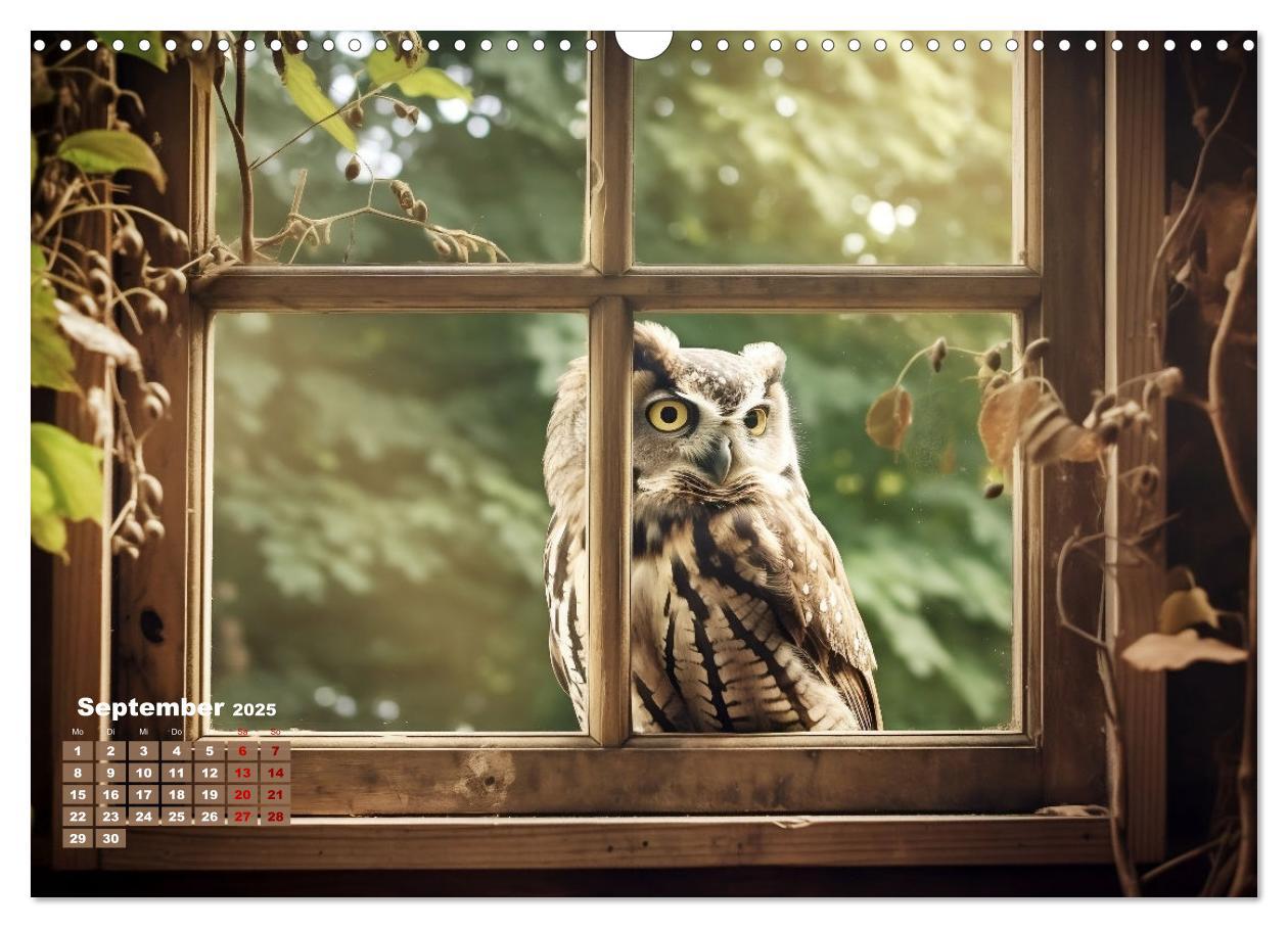 Bild: 9783383832437 | Aus dem Fenster geblickt (Wandkalender 2025 DIN A3 quer), CALVENDO...