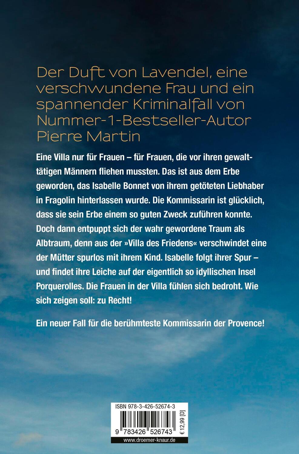 Rückseite: 9783426526743 | Madame le Commissaire und die Villa der Frauen | Pierre Martin | Buch