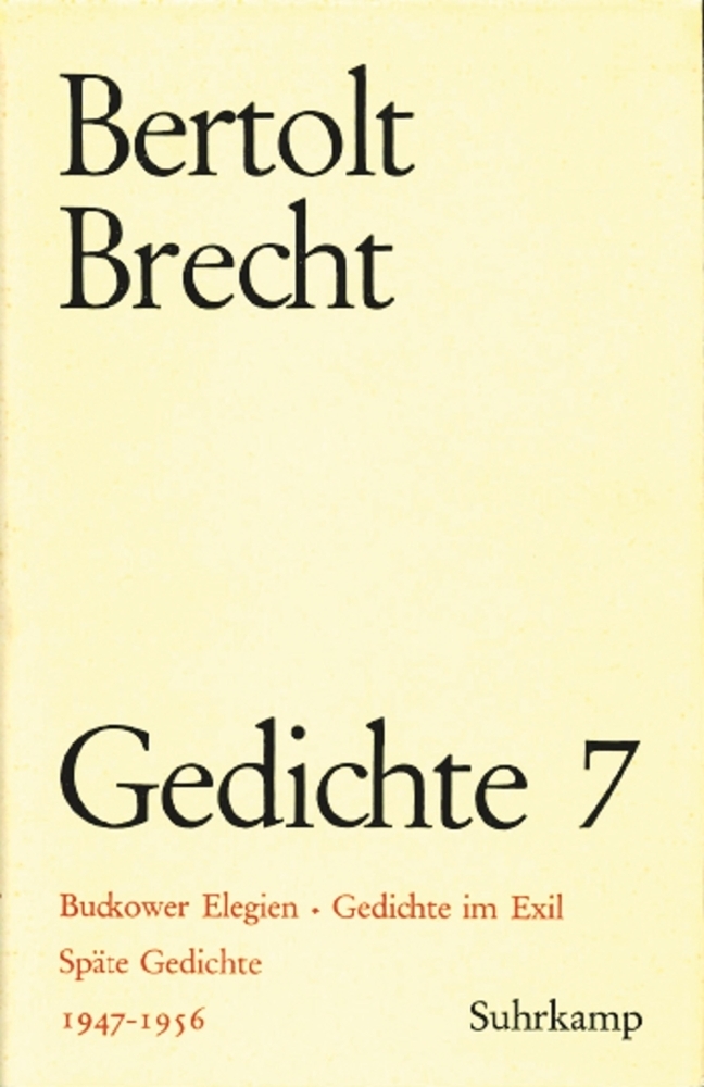 Cover: 9783518023174 | 1947-1956 | Bertolt Brecht | Buch | Deutsch | Suhrkamp