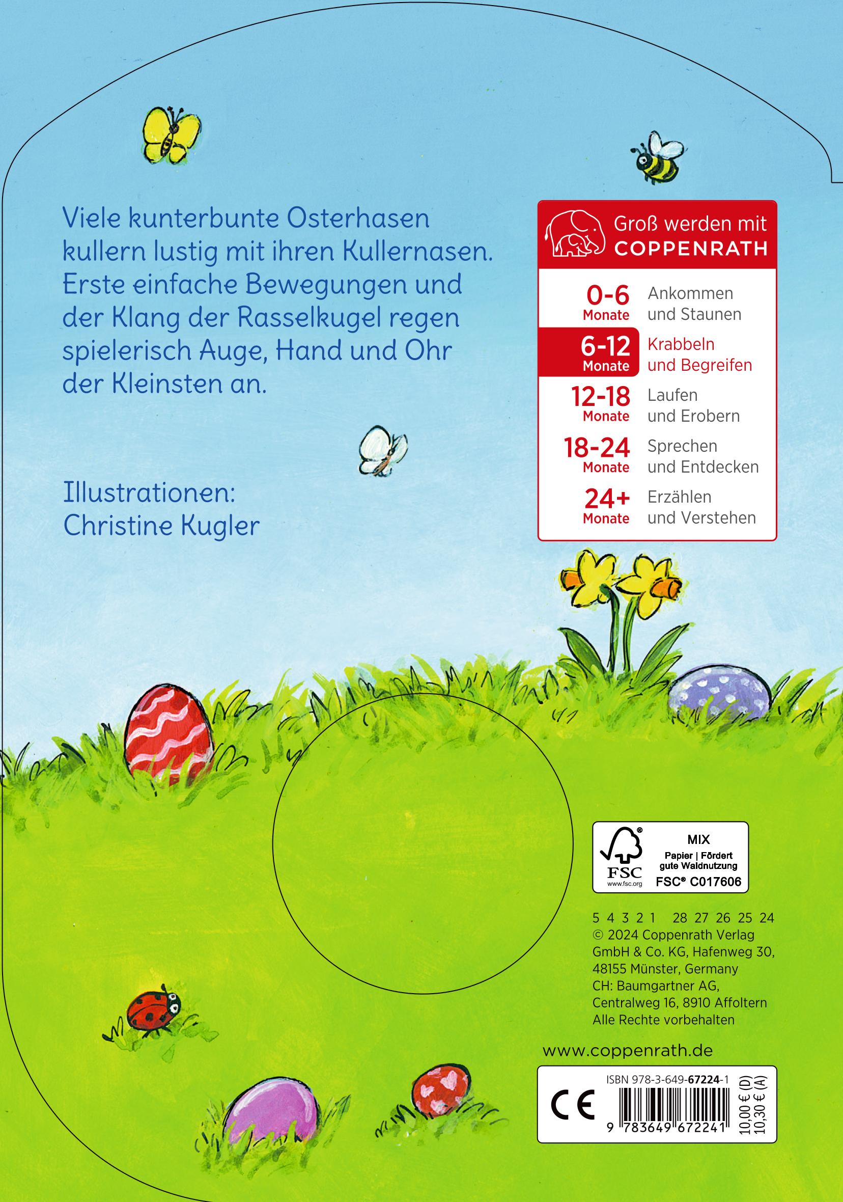 Rückseite: 9783649672241 | Kullernasen-Osterhasen | Christine Kugler | Buch | 14 S. | Deutsch