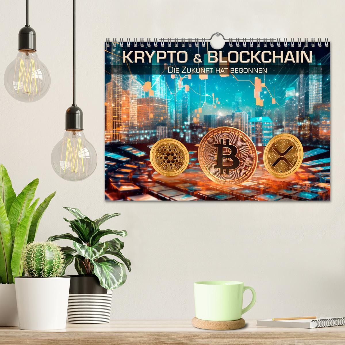 Bild: 9783383843044 | Krypto und Blockchain (Wandkalender 2025 DIN A4 quer), CALVENDO...