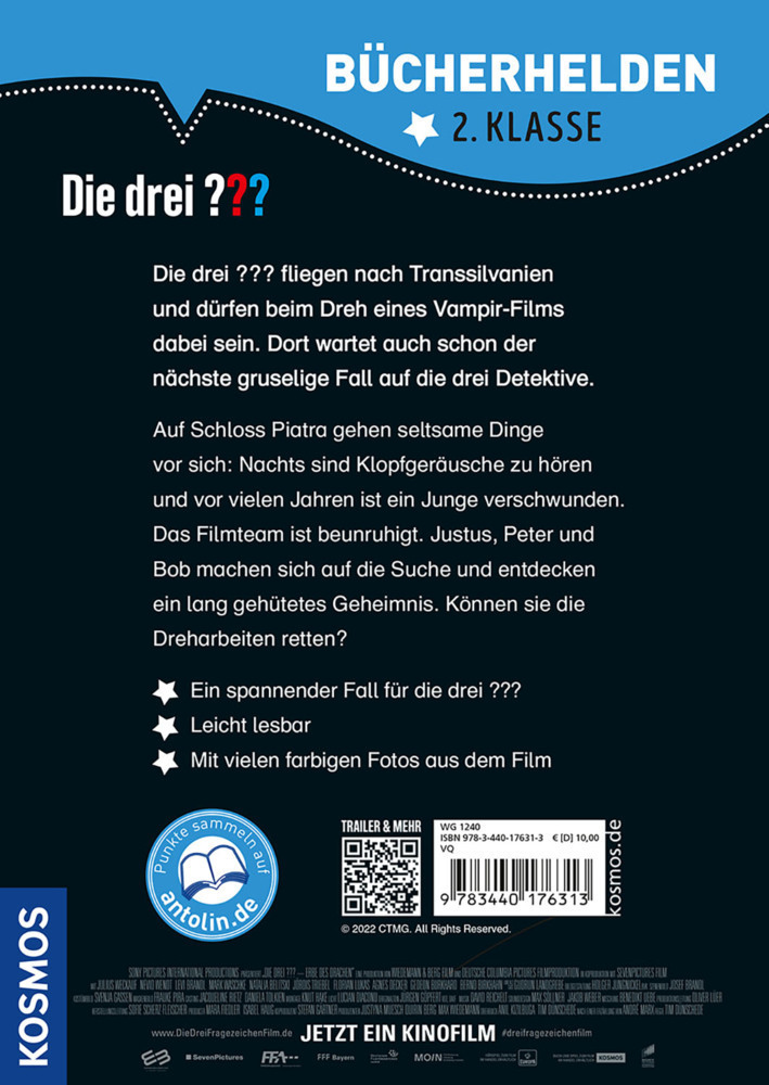 Bild: 9783440176313 | Die drei ??? Erstlese-Buch zum Film, Erbe des Drachen | Annegret König