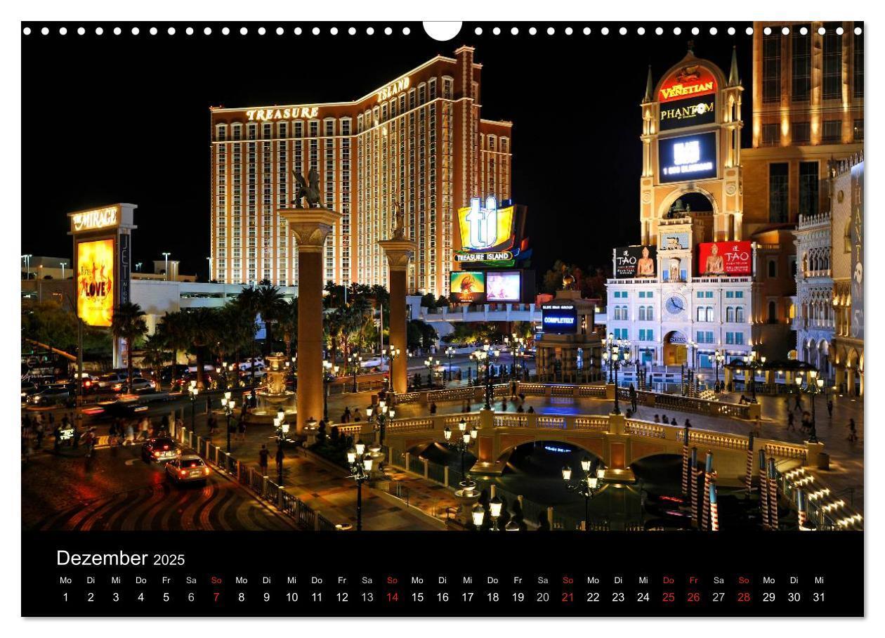 Bild: 9783435840021 | Las Vegas (Wandkalender 2025 DIN A3 quer), CALVENDO Monatskalender