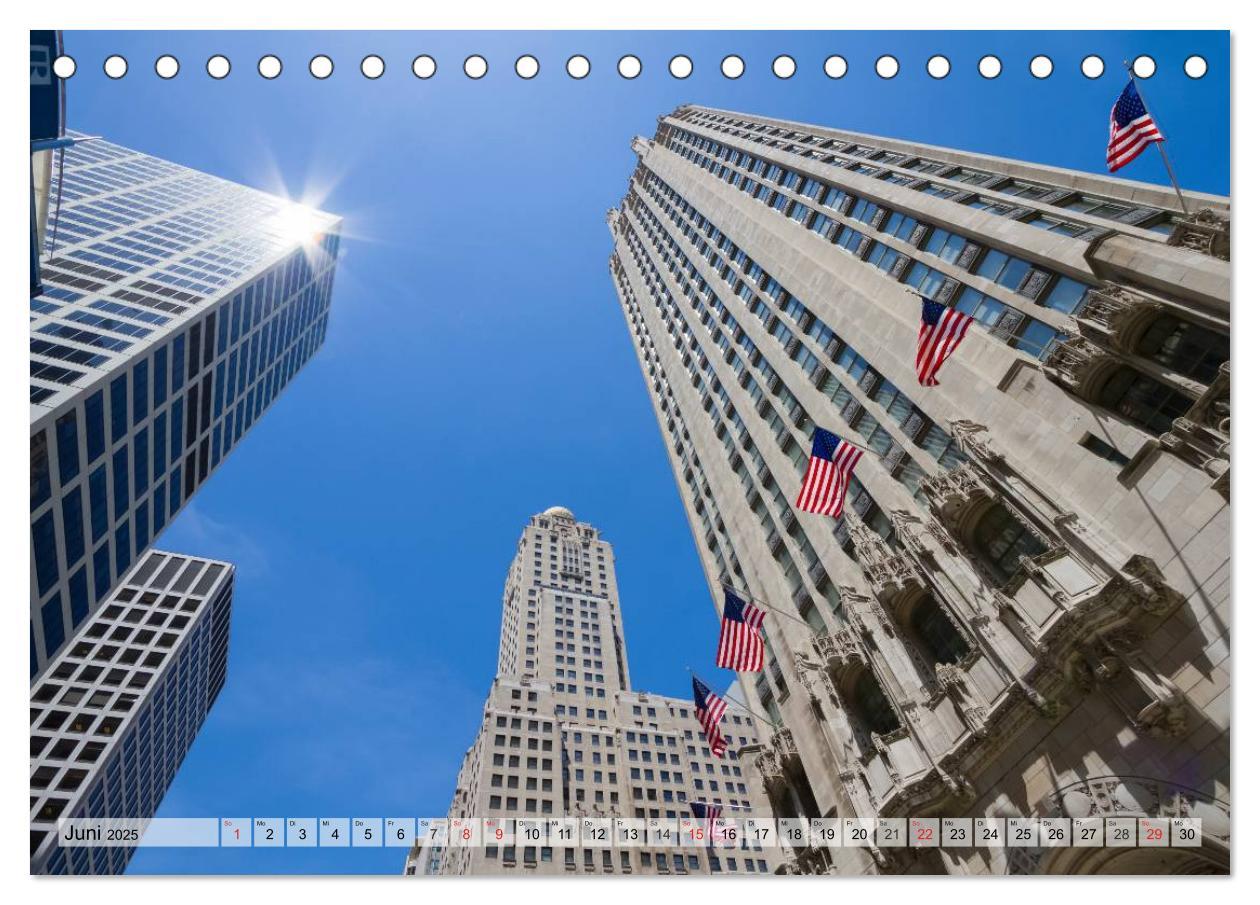 Bild: 9783435691333 | CHICAGO Stadtzentrum (Tischkalender 2025 DIN A5 quer), CALVENDO...