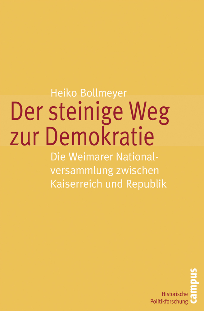 Cover: 9783593384450 | Der steinige Weg zur Demokratie | Heiko Bollmeyer | Taschenbuch | 2007