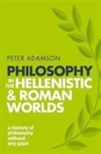 Cover: 9780198818601 | Philosophy in the Hellenistic and Roman Worlds | Peter Adamson | Buch