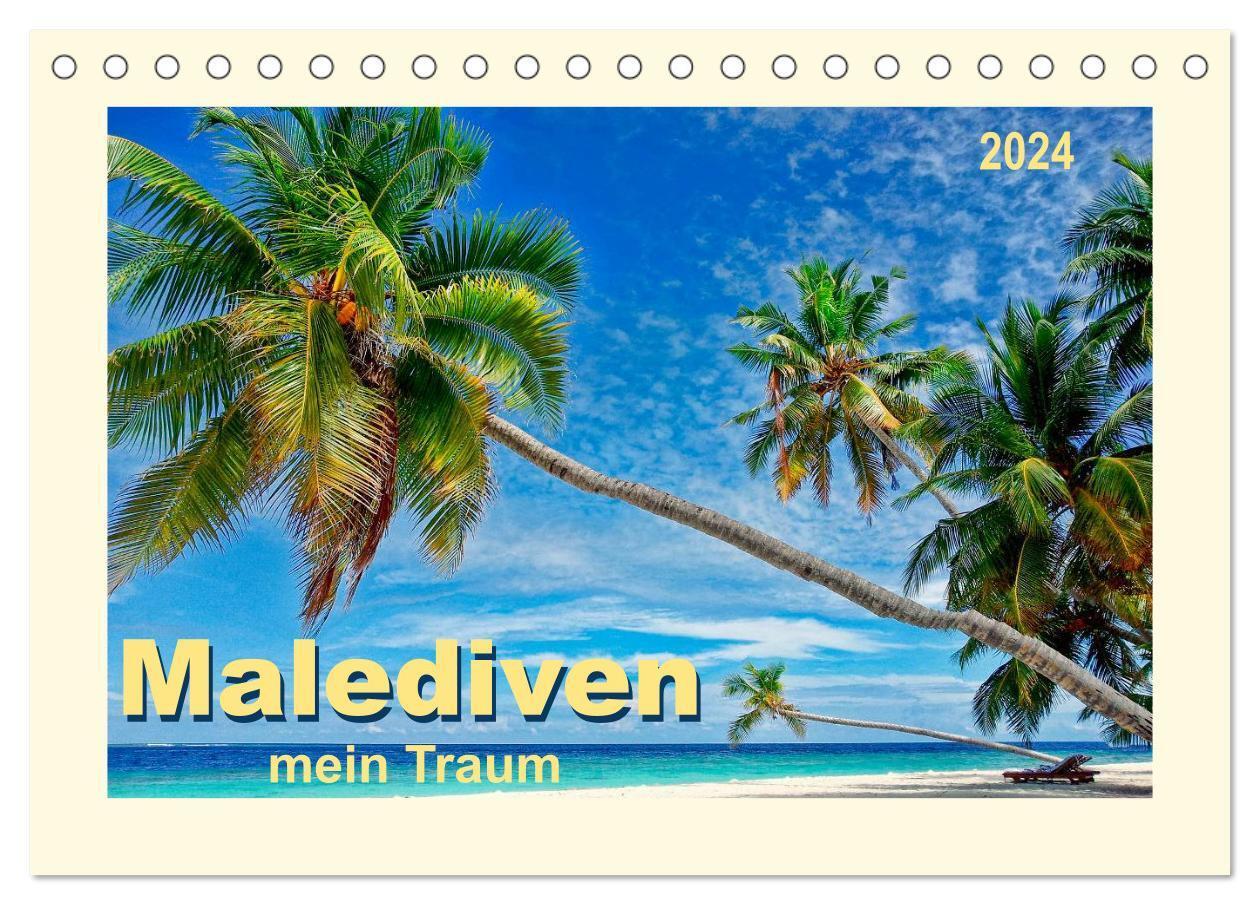 Cover: 9783383367489 | Malediven - mein Traum (Tischkalender 2024 DIN A5 quer), CALVENDO...
