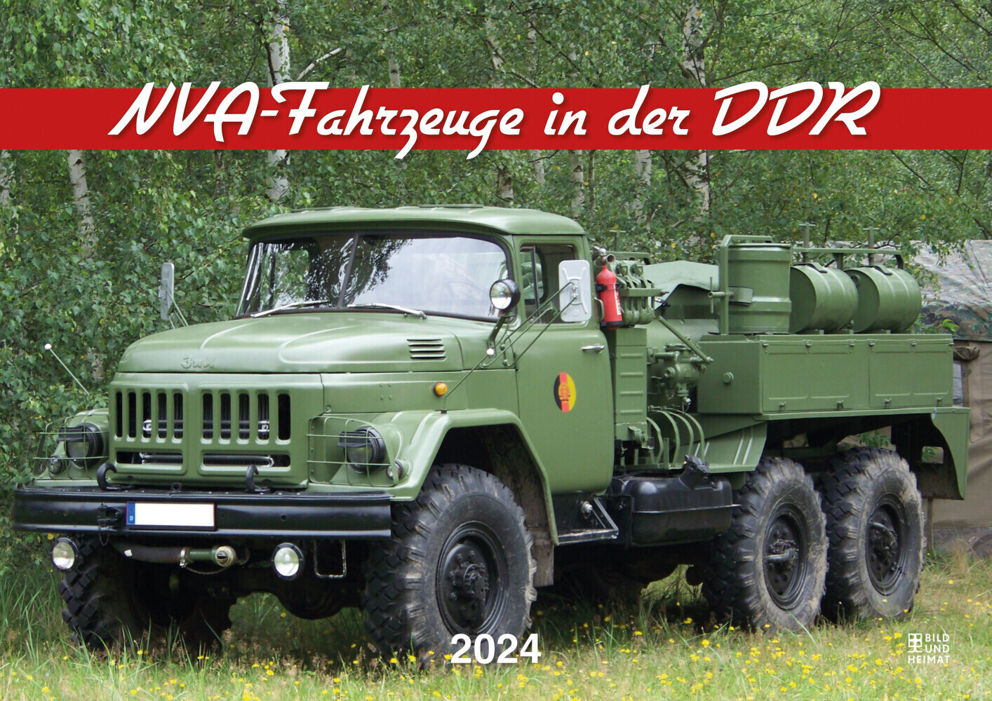 Cover: 9783731012696 | NVA-Fahrzeuge in der DDR - Kalender 2024 | Kalender | 12 S. | Deutsch