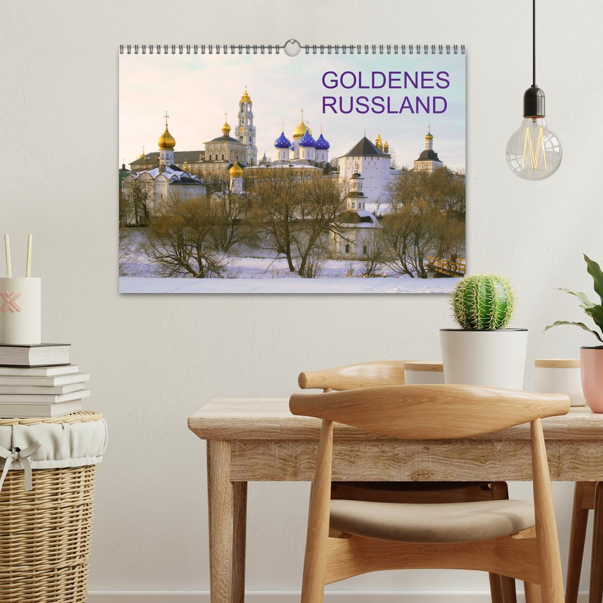 Bild: 9783435434633 | Goldenes Russland (Wandkalender 2025 DIN A3 quer), CALVENDO...