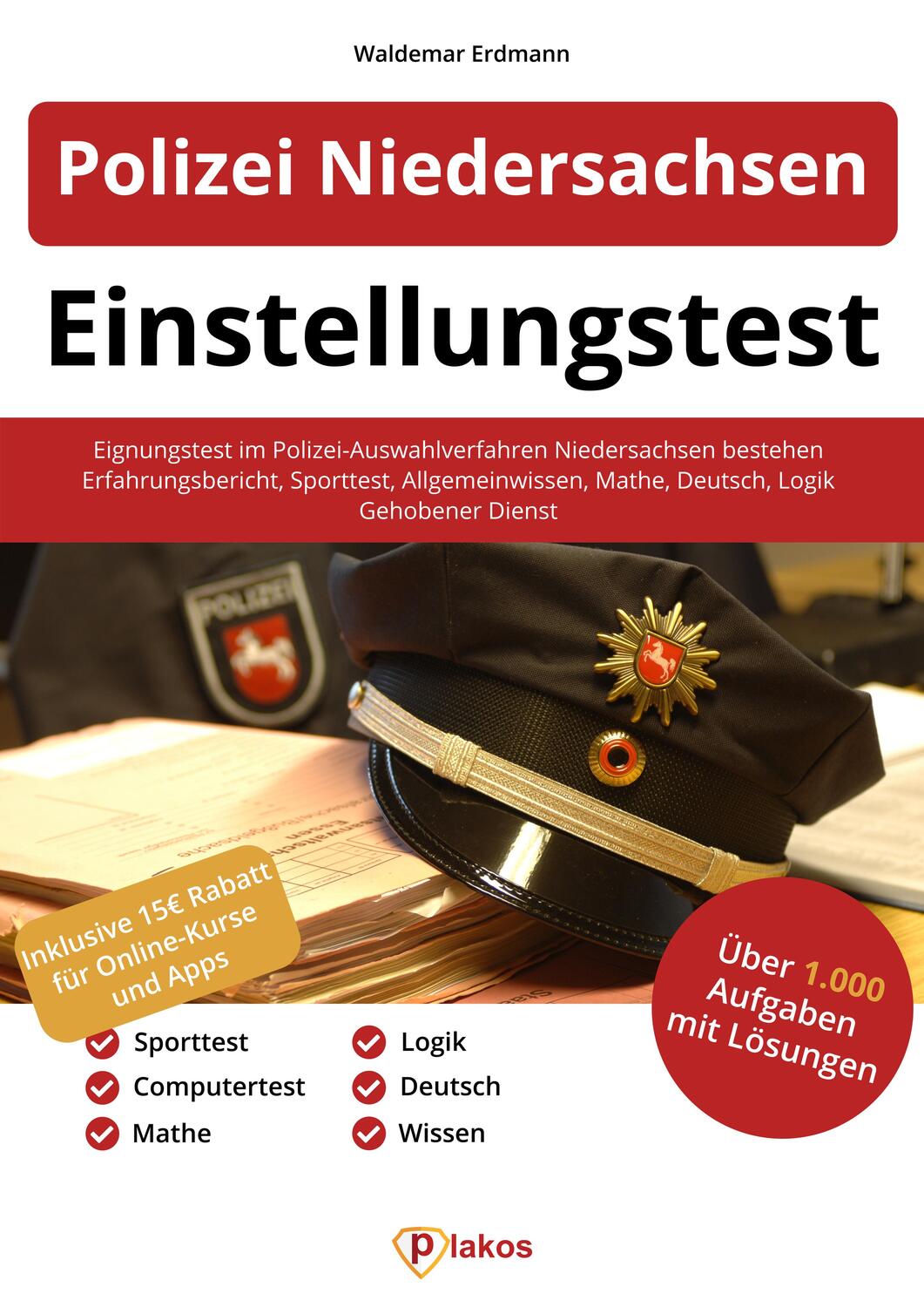 Cover: 9783948144692 | Einstellungstest Polizei Niedersachsen | Waldemar Erdmann | Buch