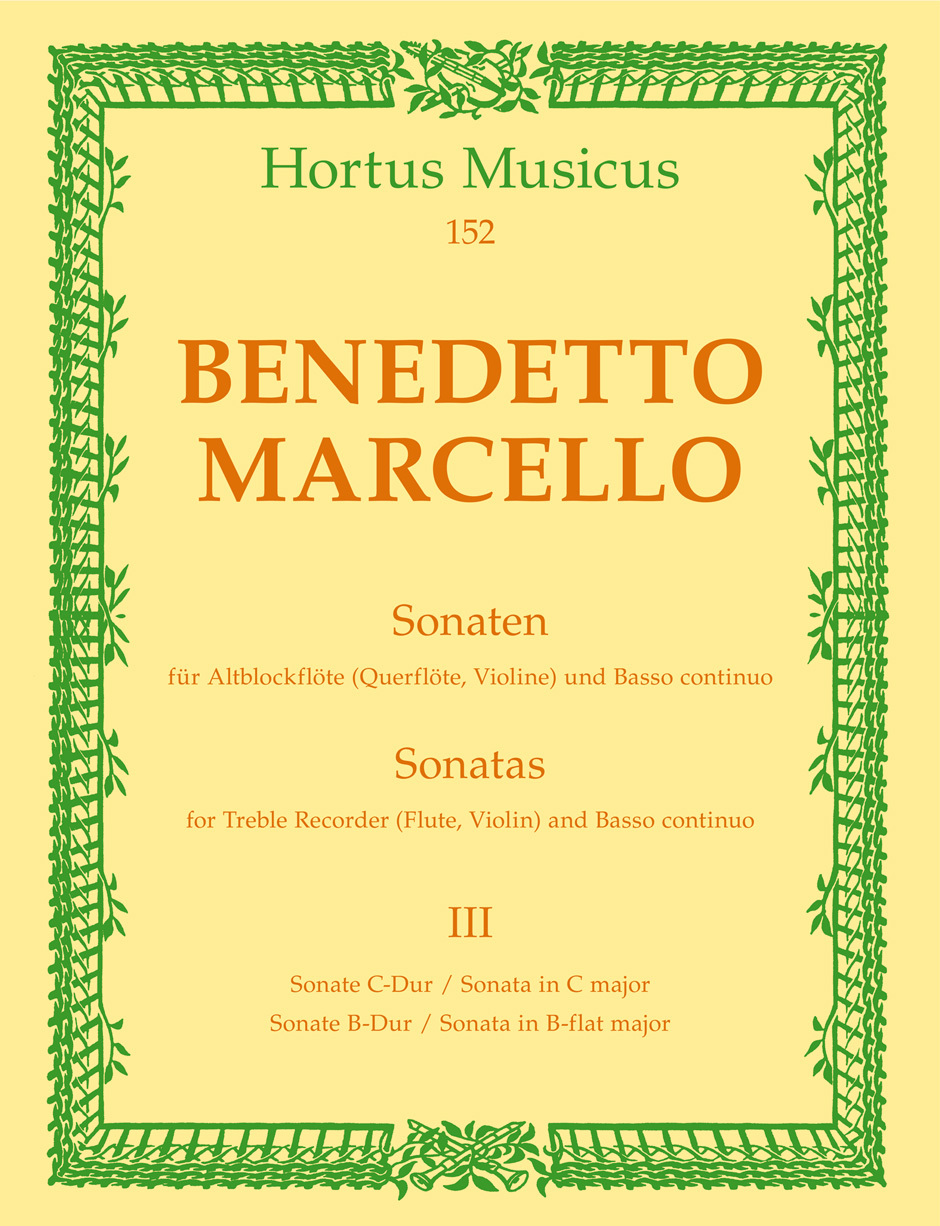 Cover: 9790006003297 | Sonaten 3 C Bes Op.2 | Benedetto Marcello | Buch | Bärenreiter Verlag