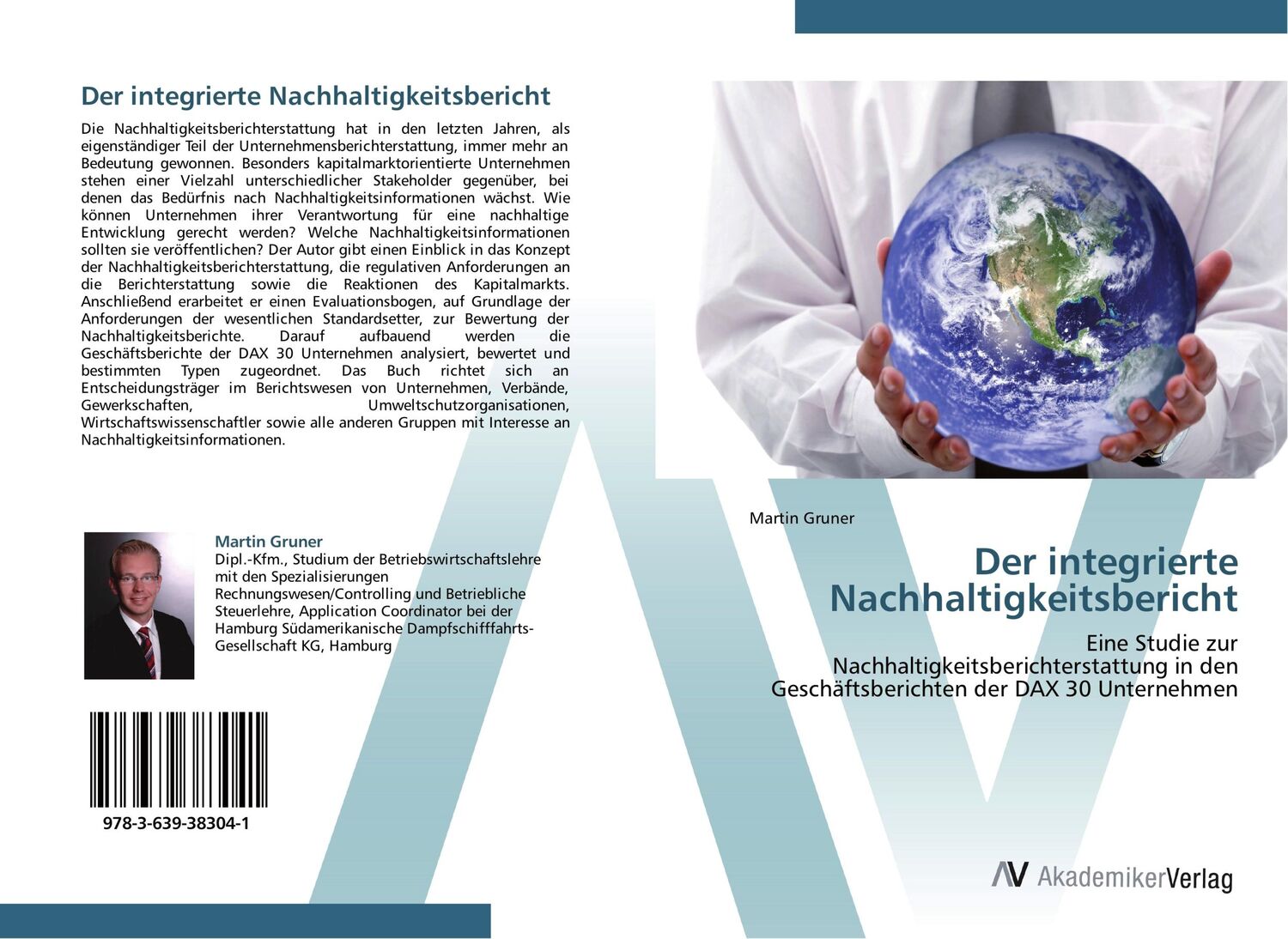 Cover: 9783639383041 | Der integrierte Nachhaltigkeitsbericht | Martin Gruner | Taschenbuch