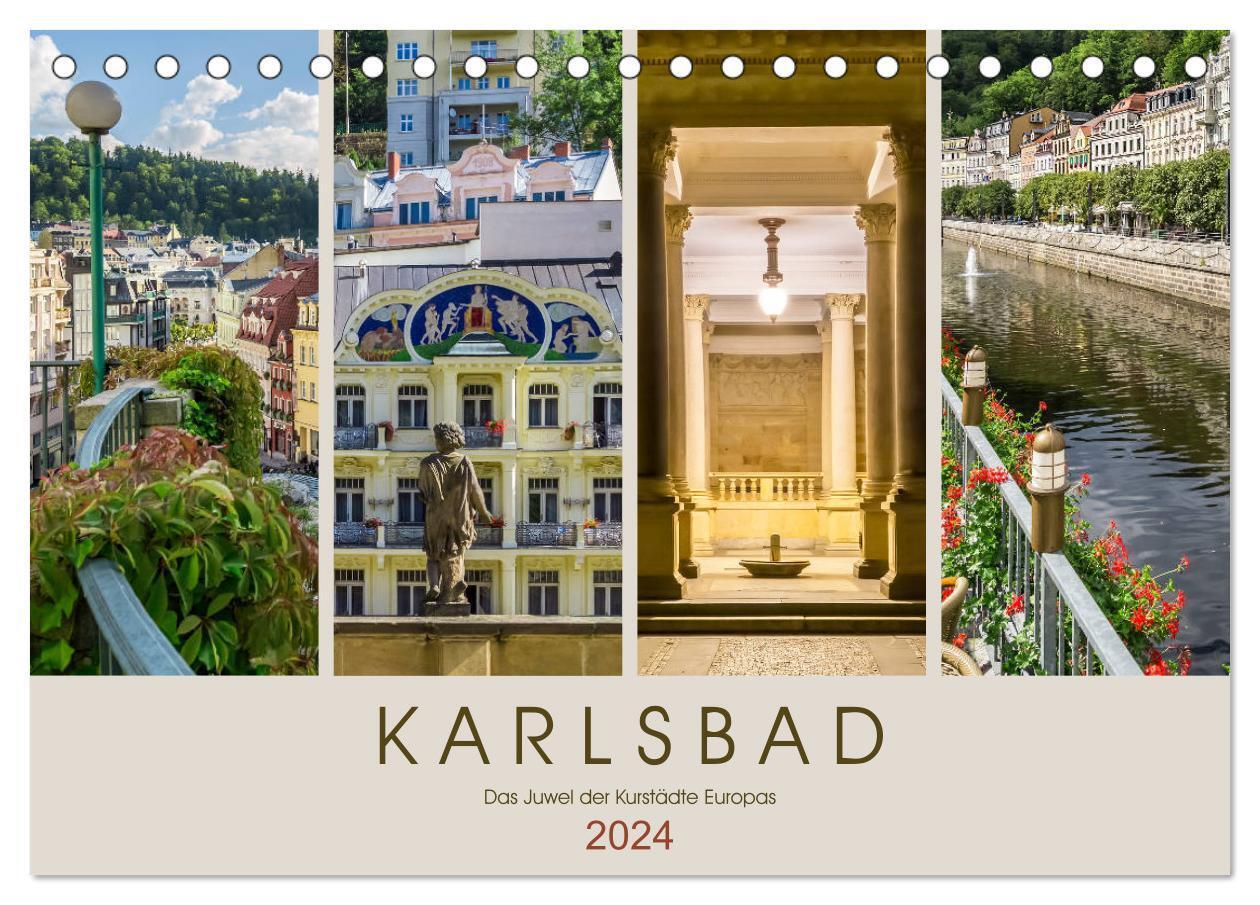 Cover: 9783383139932 | KARLSBAD Das Juwel der Kurstädte Europas (Tischkalender 2024 DIN A5...