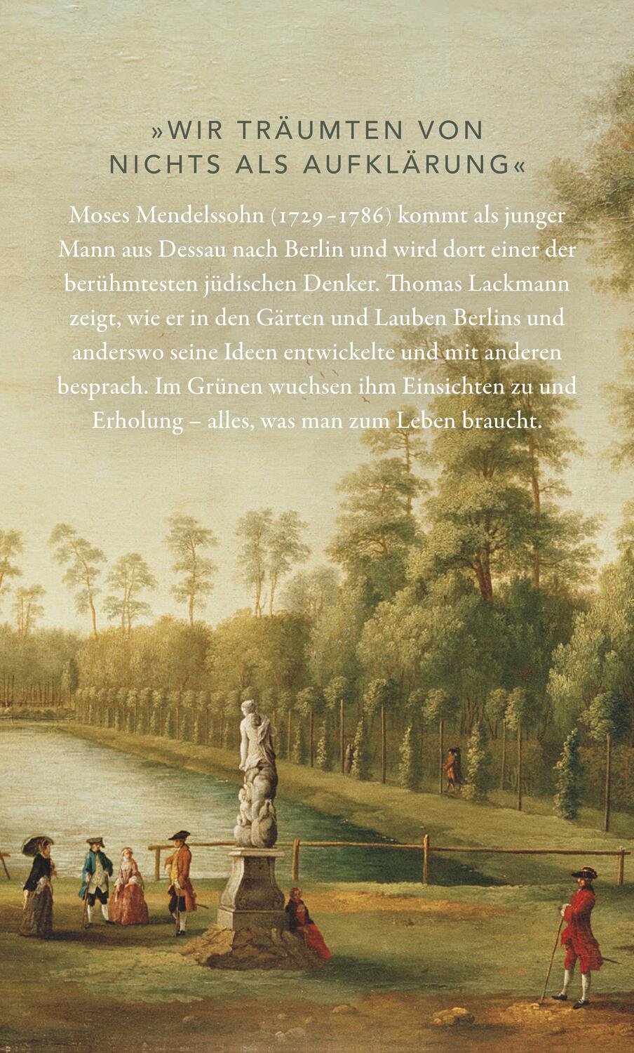 Rückseite: 9783633543236 | Mendelssohns Gärten | Thomas Lackmann | Buch | 303 S. | Deutsch | 2023