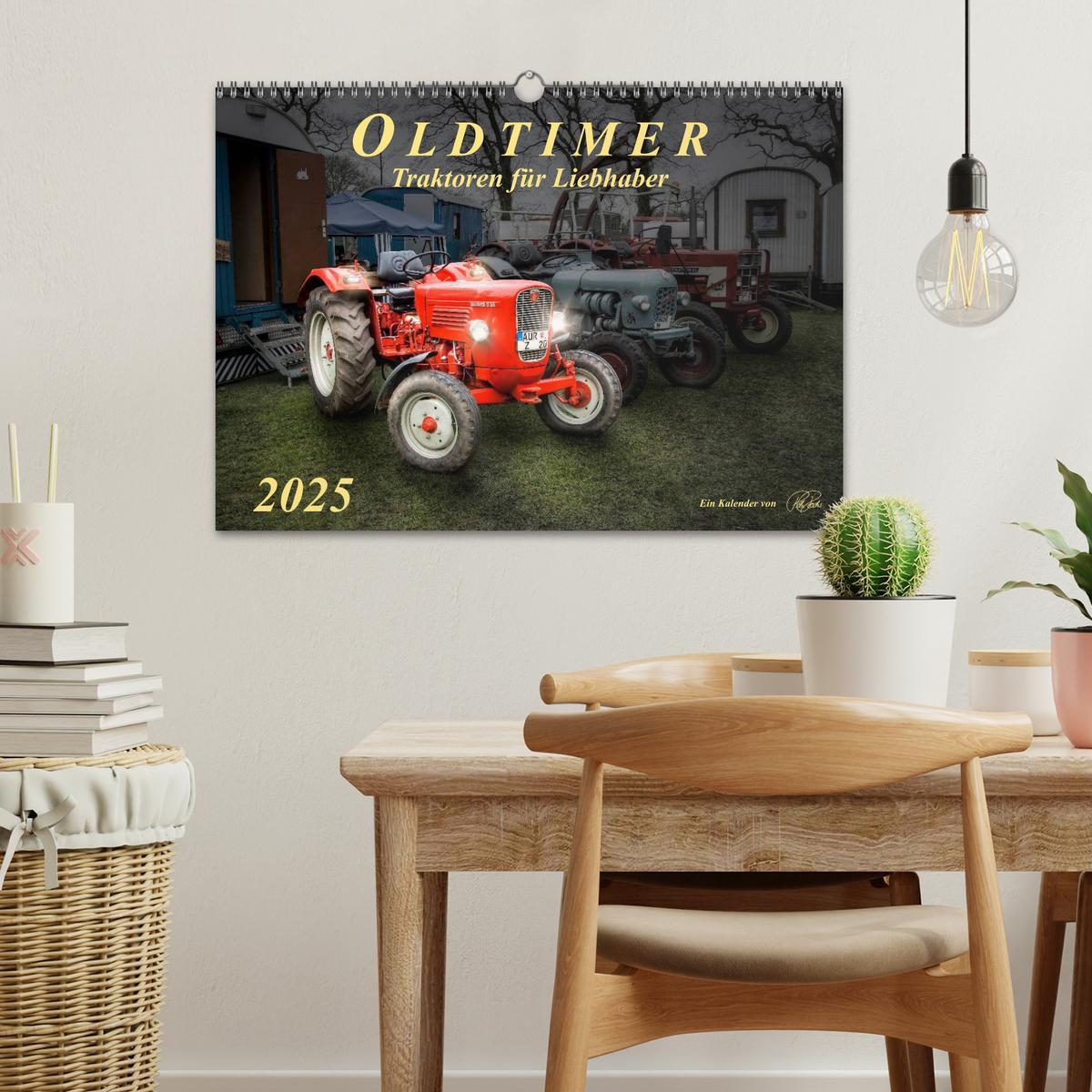 Bild: 9783435609437 | Oldtimer - Traktoren für Liebhaber (Wandkalender 2025 DIN A3 quer),...