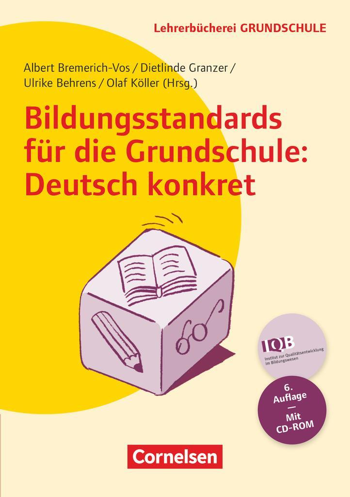 Cover: 9783589051380 | Bildungsstandards für die Grundschule: Deutsch konkret | Taschenbuch