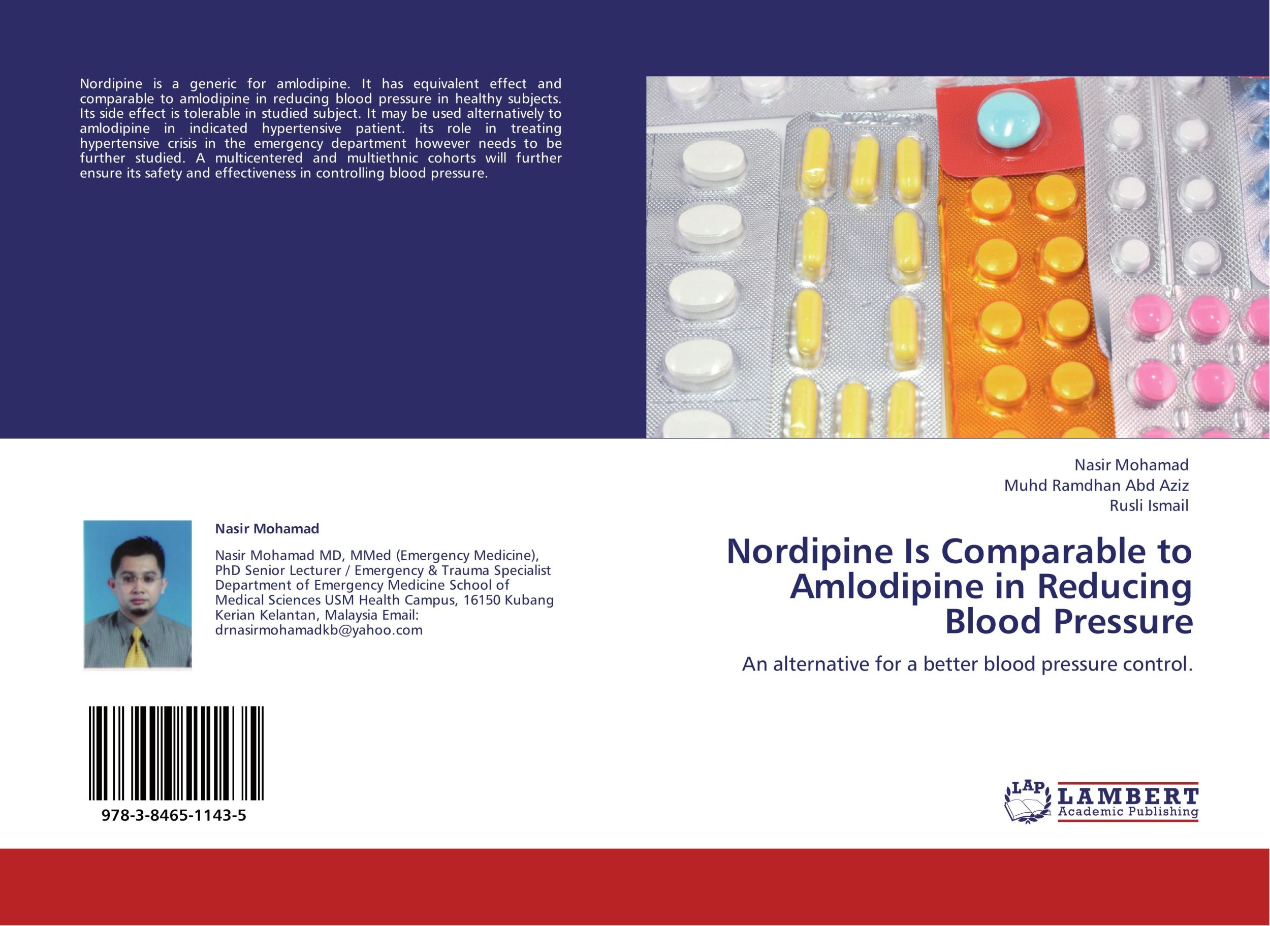 Cover: 9783846511435 | Nordipine Is Comparable to Amlodipine in Reducing Blood Pressure