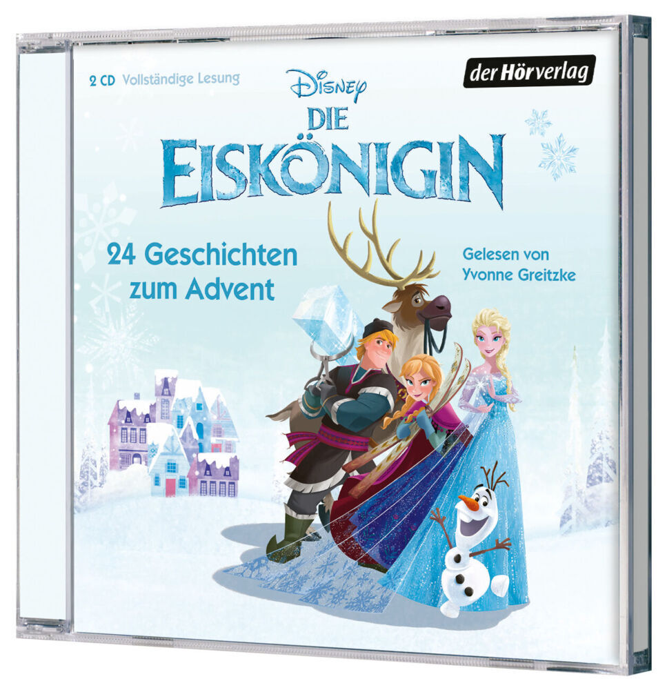 Bild: 9783844537307 | Die Eiskönigin - 24 Geschichten zum Advent, 2 Audio-CD | Greitzke | CD