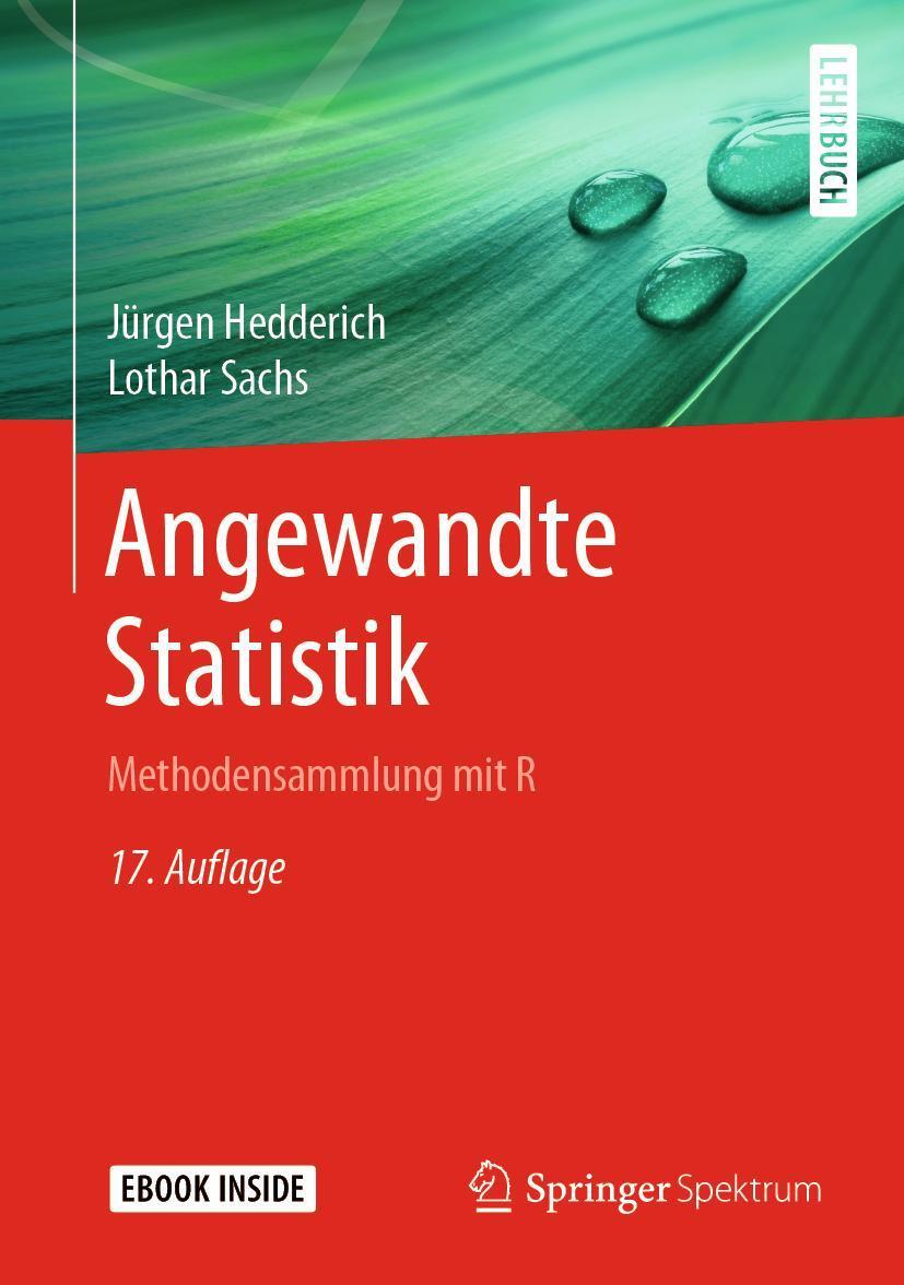 Cover: 9783662622933 | Angewandte Statistik | Methodensammlung mit R | Hedderich (u. a.)