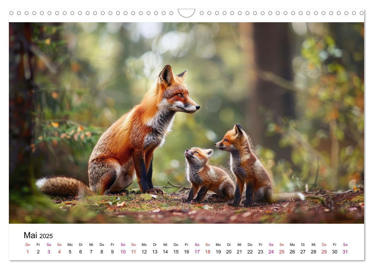 Bild: 9783383815157 | Fuchs - schöne Momente (Wandkalender 2025 DIN A3 quer), CALVENDO...