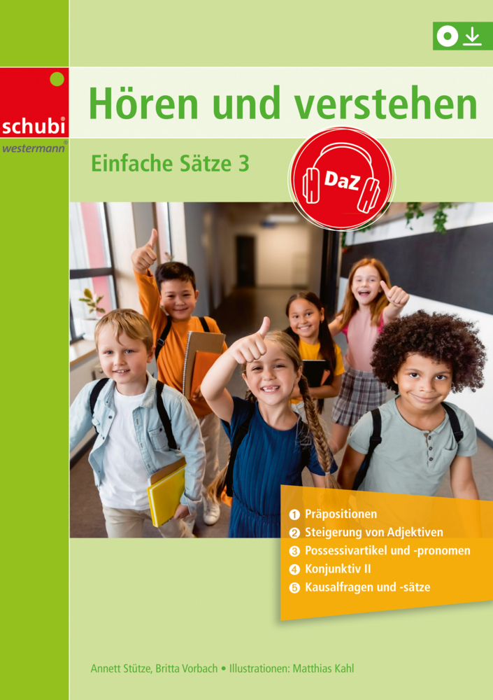 Cover: 9783867236928 | Hören und Verstehen DaZ - Einfache Sätze. .3 | Britta Vorbach (u. a.)