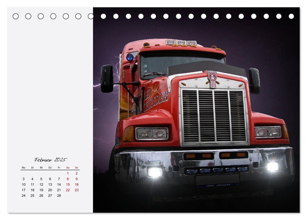 Bild: 9783435337262 | Langhauber. Coole Trucks in den USA (Tischkalender 2025 DIN A5...