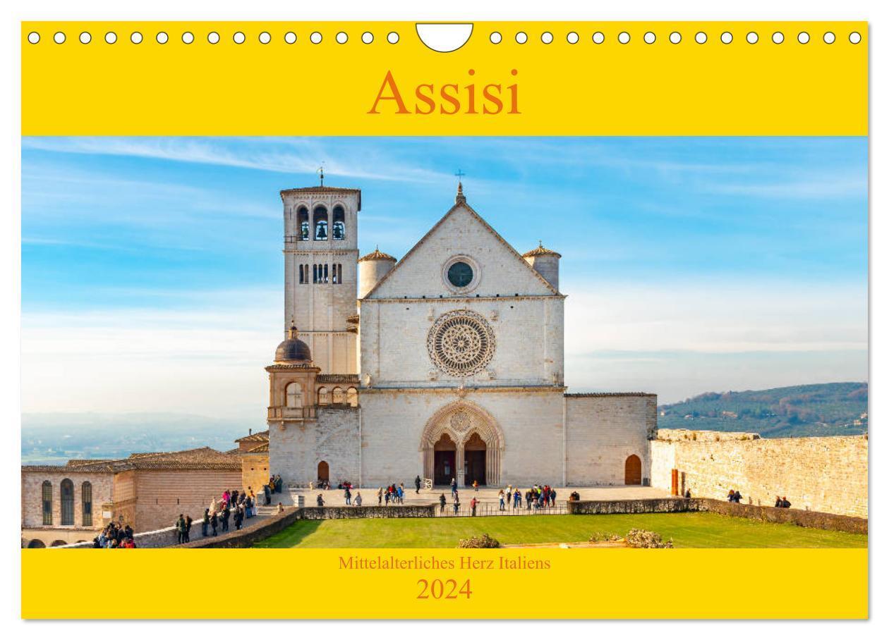 Cover: 9783675747142 | Assisi - Mittelalterliches Herz Italiens (Wandkalender 2024 DIN A4...