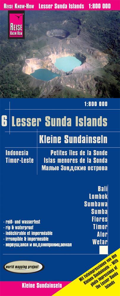 Cover: 9783831774319 | Reise Know-How Landkarte Kleine Sundainseln / Lesser Sunda Islands...