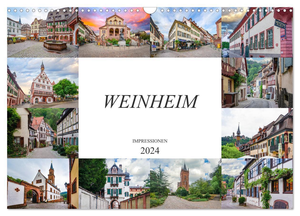 Cover: 9783675857674 | Weinheim Impressionen (Wandkalender 2024 DIN A3 quer), CALVENDO...